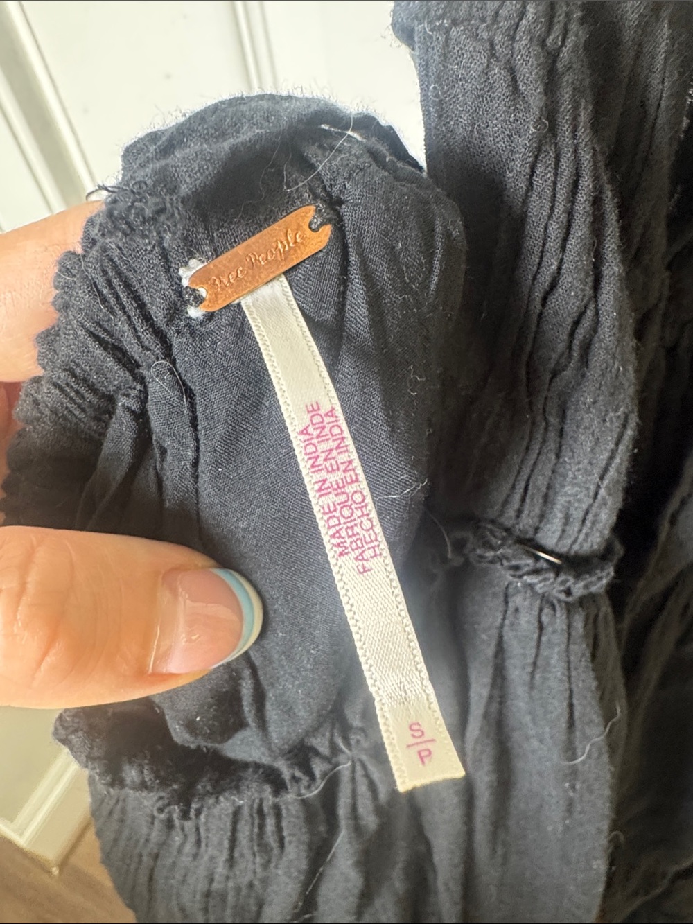 Free People Black Tiered Maxi Dress with Spaghetti Straps - Picture 2 of 9